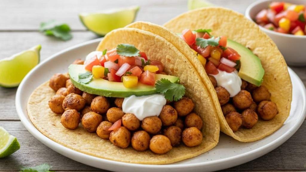 Quick Chickpea Tacos
