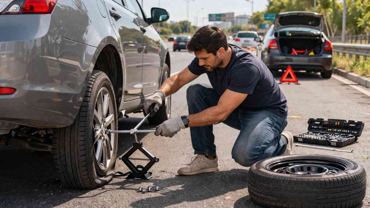 How to Change Car Tire Safely Step by Step for Beginners