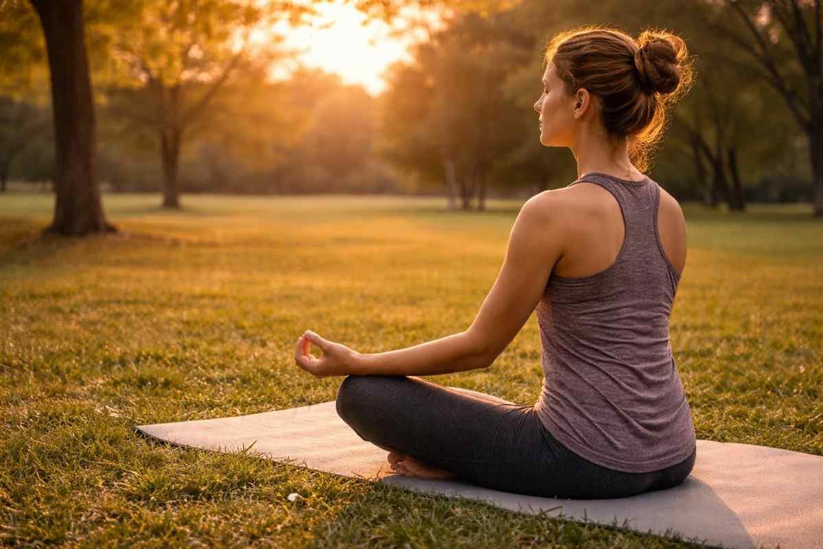 Outdoor Yoga And Tai Chi