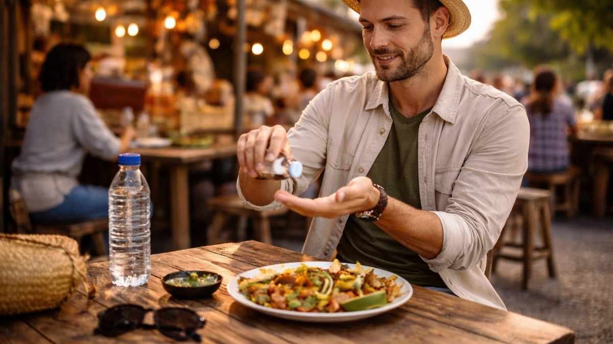 Sanitize Your Hands Before Eating