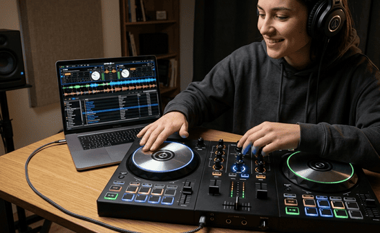 A Two-Channel Controller Mixer Deck