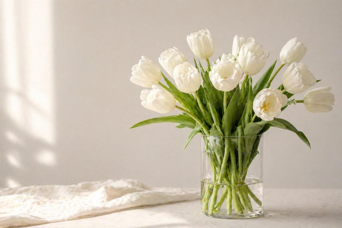 White Tulips and New Beginnings