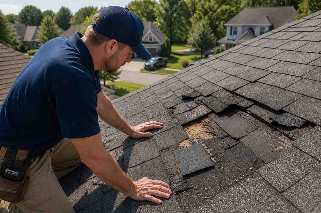 Missing Or Damaged Shingles
